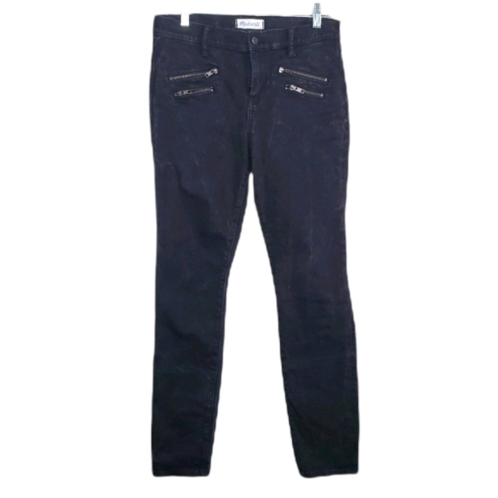 Madewell Skinny Skinny Jeans Black Stone Wash 29